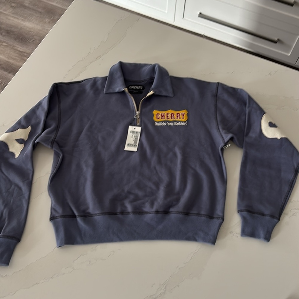 Cherry LA Logo Half Zip Sweastshirt - Picture 8 of 15